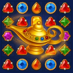 Icône de Magic of Genie : Match3 Puzzle
